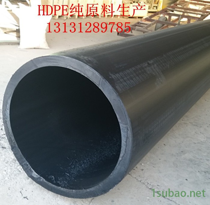 PE100级给水管 黑色HDPE给水管.PE排水管 热熔连接  免费提供热熔机及技术指导图5