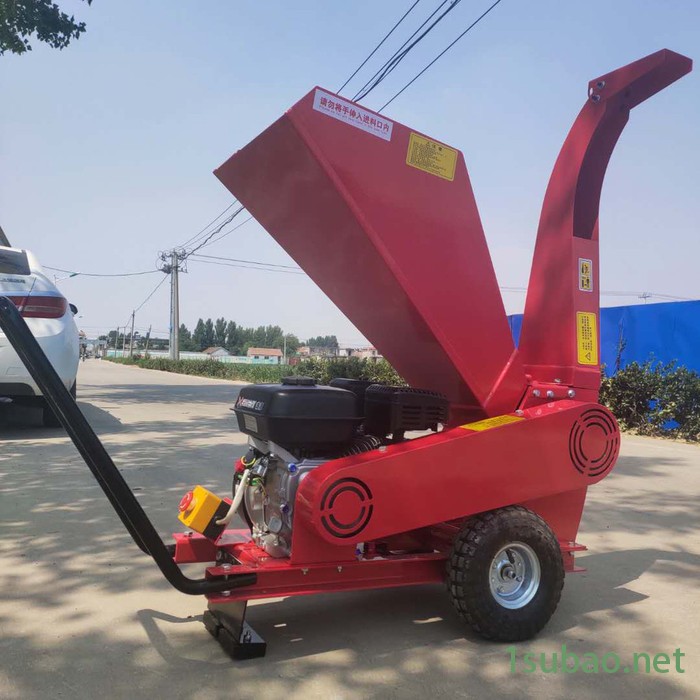 小型废旧木材磨粉机 鹏乾供应木材削片机 桉树皮粗碎机富兴图2