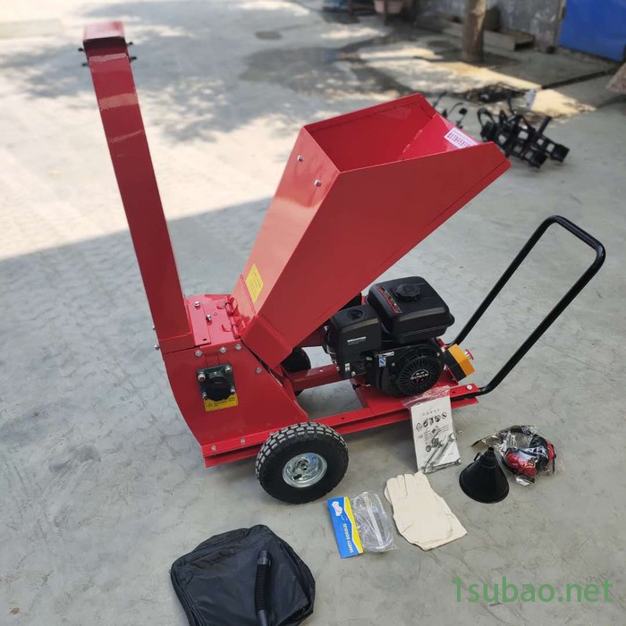 小型废旧木材磨粉机 鹏乾供应木材削片机 桉树皮粗碎机富兴图8