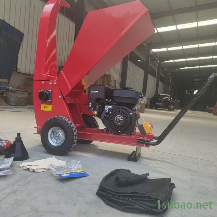 小型废旧木材磨粉机 鹏乾供应木材削片机 桉树皮粗碎机富兴图3