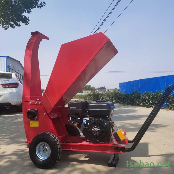 小型废旧木材磨粉机 鹏乾供应木材削片机 桉树皮粗碎机富兴图5