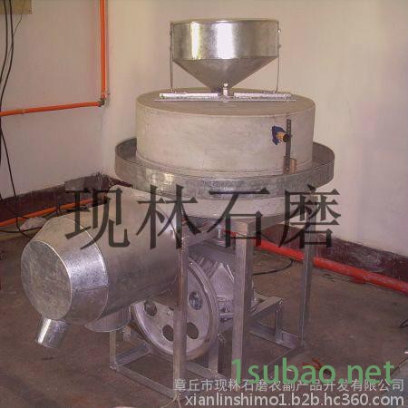 现林石磨流水线机组面粉石磨机粮食加工设备图2