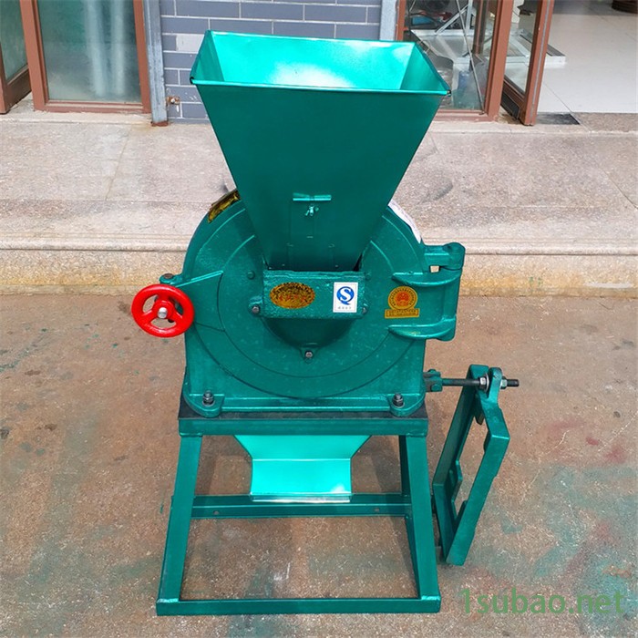 新款360型全自动齿爪式饲料粉碎机 自吸大米面粉磨粉机图5