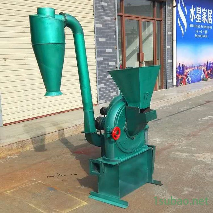 新款360型全自动齿爪式饲料粉碎机 自吸大米面粉磨粉机图3