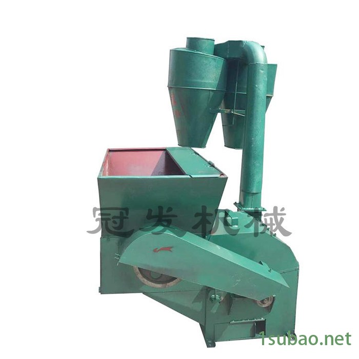 冠发 猪饲料粉碎机械 自动进料粉碎机简介 自动拌料秸秆磨粉机图2