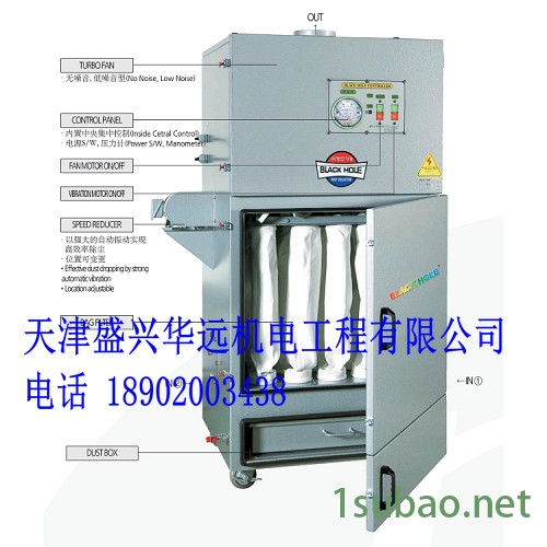 天津移动式布袋除尘设备 工厂小型粉尘集尘器 机械式集尘机 环保除尘设备 天津布袋除尘设备 移动式集尘器