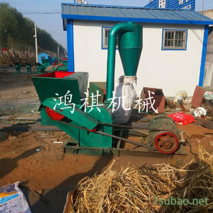 秸秆饲料粉碎机 养殖设备铡草粉碎机 自吸式中药粉碎磨粉机图7
