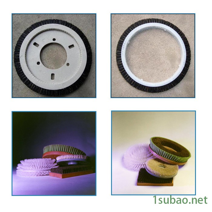 供应电机研磨去毛刺工具刷 进口磨料丝PVC圆盘毛刷 定制角磨机圆盘刷图5