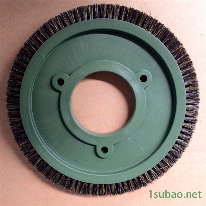 供应电机研磨去毛刺工具刷 进口磨料丝PVC圆盘毛刷 定制角磨机圆盘刷图2