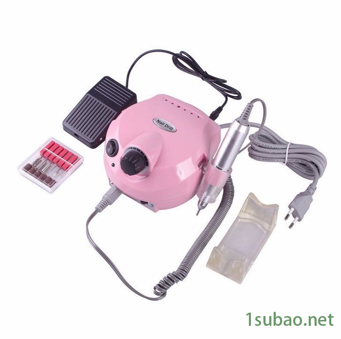 HOGFN **美甲粉色指甲打磨机指甲打磨工具 30000转US-202电动磨甲图2