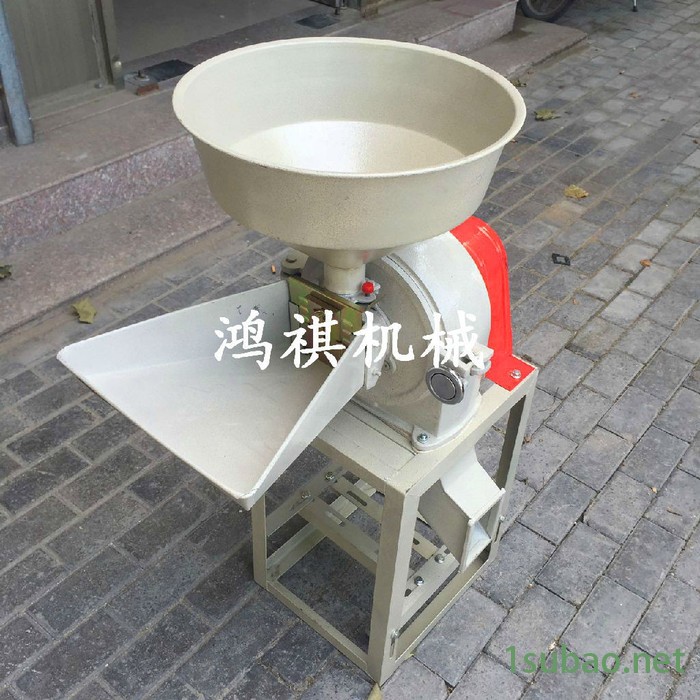 玉米辣椒调料磨粉机 人工自吸A齿爪粉碎机 家用电玉米粉碎机图6