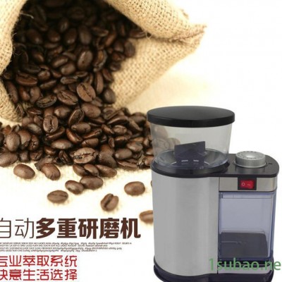 专业意式家用电动磨豆机 半自动咖啡研磨机不锈钢研磨器 磨粉机