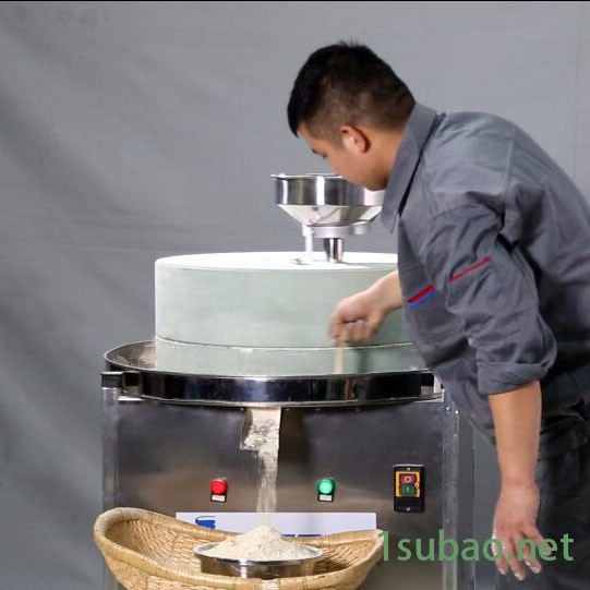 新品sd16-50杂粮石磨磨粉机天然青石磨盘电动石磨面粉研磨机 石磨面粉机械图4