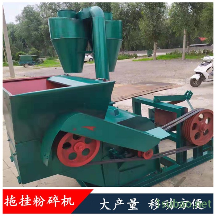 云南德宏 新自动进料粉碎机 多功能饲料粉碎铡草机 大型秸秆粉碎机价格图2