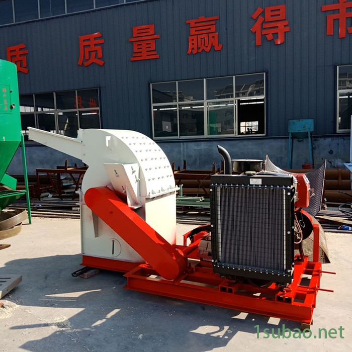 各种木材加工锯末粉碎机 双料口同时进料树木粉碎机 多功能粉碎机图7