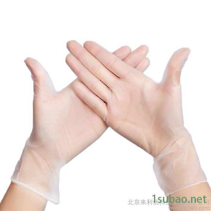 一次性PVC手套无粉透明塑料胶手套牙科用工作检查防护劳保手套图2