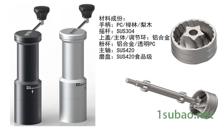 外调磨豆机，咖啡豆研磨机 CNC加工磨豆机图6