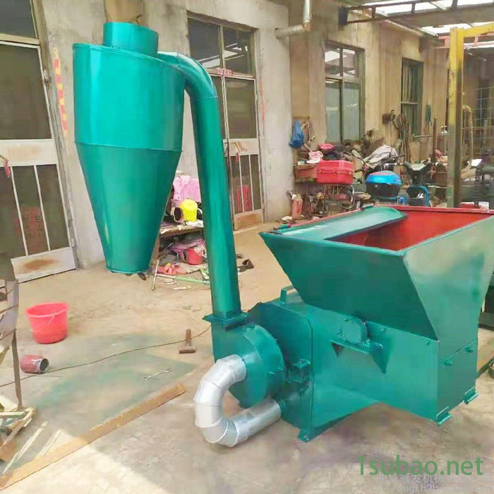 冠发 泡沫粉碎机图片 多功能沙克龙除尘粉碎机 稻草麦杆铡草粉碎机图8