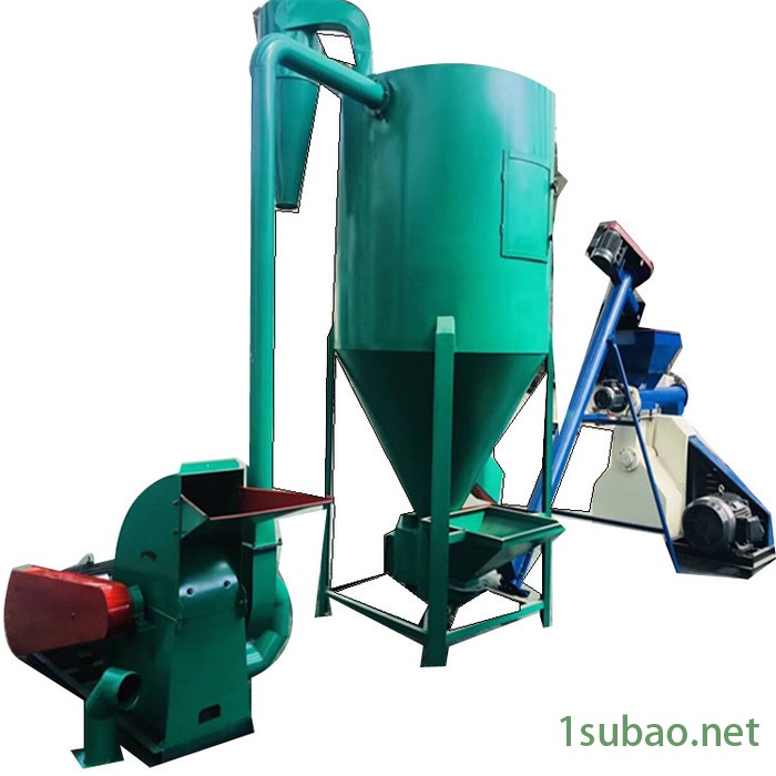 鸡饲料粉碎搅拌颗粒机 多功能 混合饲料机 秸秆粉碎制粒机 饲料机图4