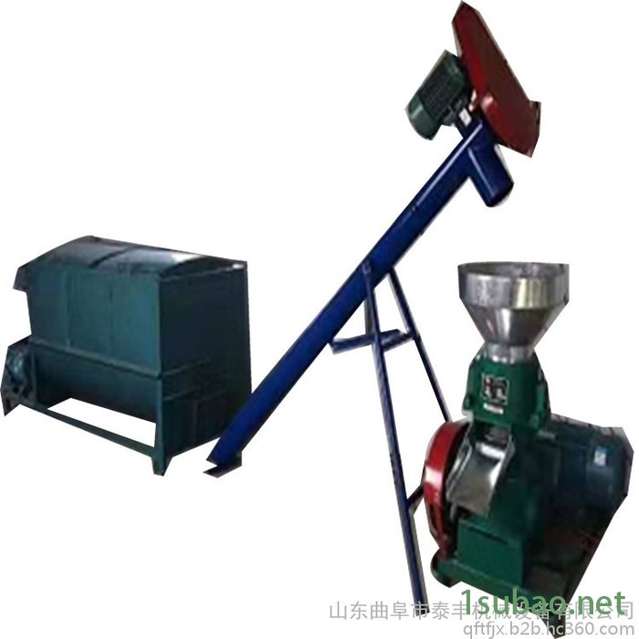 鸡饲料粉碎搅拌颗粒机 多功能 混合饲料机 秸秆粉碎制粒机 饲料机图3