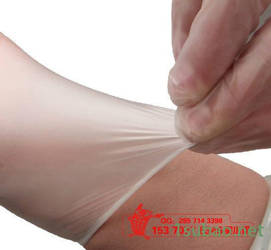 无粉无尘净化透明PVC手套 电子厂用PVC手套 耐酸碱透明手图3