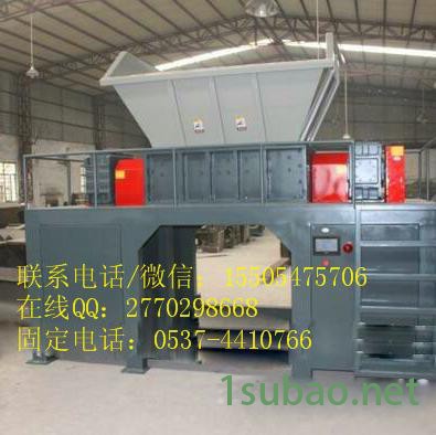 多功能木材垃圾粉碎机 金属撕碎机 废旧橡胶轮胎双轴破碎机图7