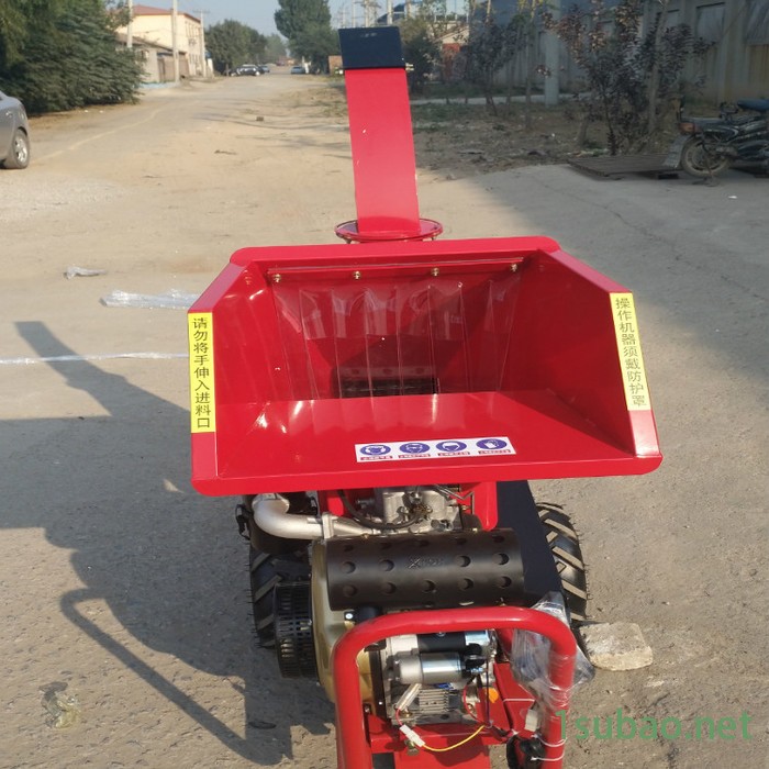 优民 多功能木材粉碎机 园林树枝木屑粉碎机 大进料口粉碎机图6