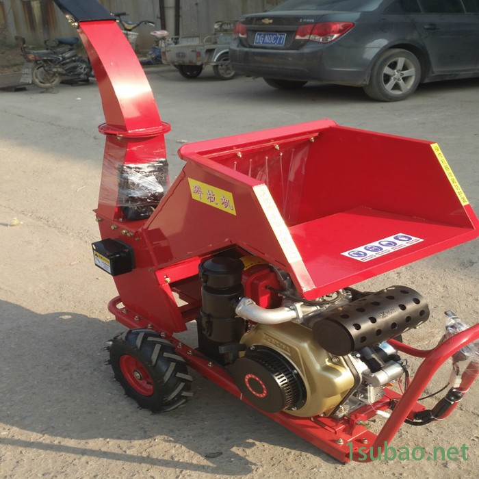 优民 多功能木材粉碎机 园林树枝木屑粉碎机 大进料口粉碎机图8