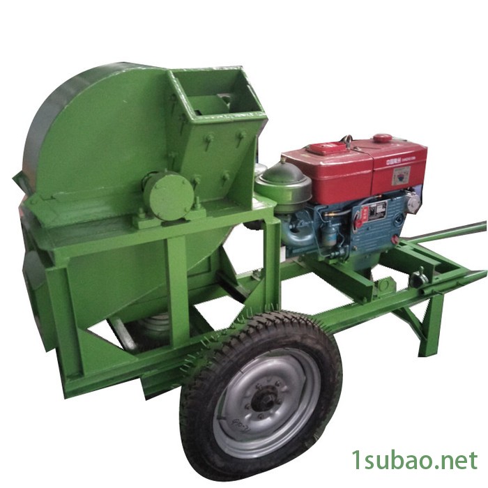 泰丰高速除尘木材粉碎机 废木料粉碎生产线 多功能木头粉碎机组图2