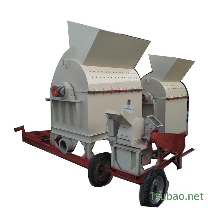 泰丰高速除尘木材粉碎机 废木料粉碎生产线 多功能木头粉碎机组图7