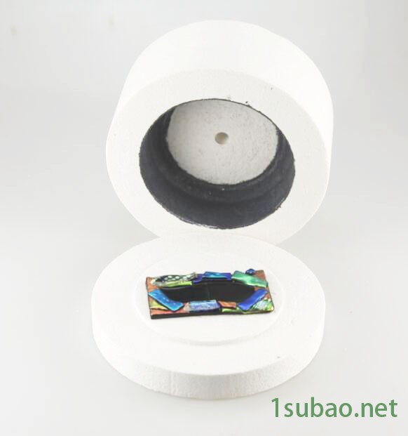 曼德1707006-3-6 DIY工具 28克/袋装热熔玻璃切块 玻璃倒角机绿色小圈图案多种颜色千花 微波窑炉玻璃图4