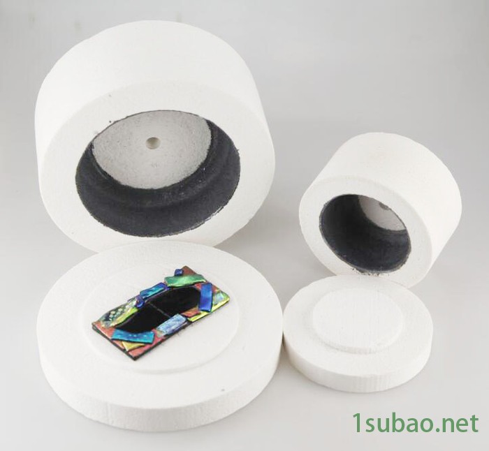 曼德1707006-3-6 DIY工具 28克/袋装热熔玻璃切块 玻璃倒角机绿色小圈图案多种颜色千花 微波窑炉玻璃图2