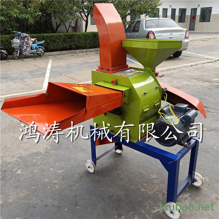 枣强县电动铡草粉碎机 揉搓铡草粉碎机 多功能铡草粉碎机图4