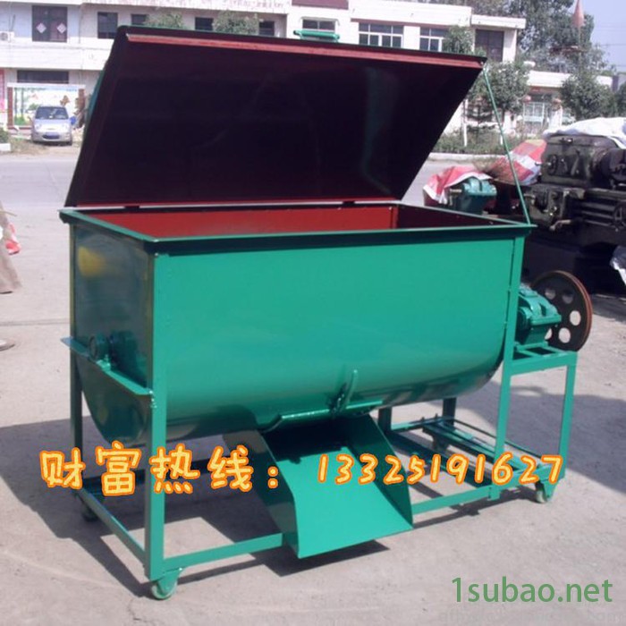 大型卧式饲料搅拌机 酒糟专用混料机 干粉混合搅拌机 多功能搅拌机 批发图8