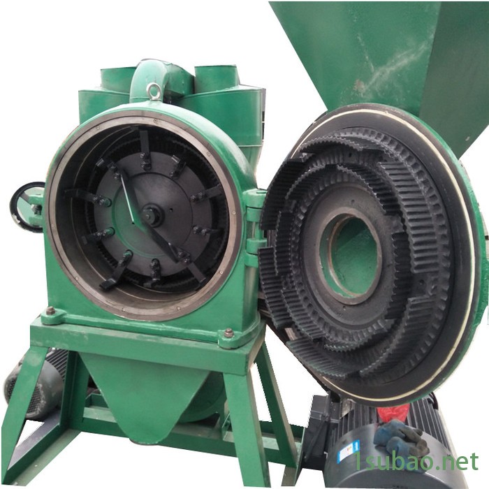 泰丰260稻谷碾米粉碎机 小型玉米粉碎机多功能饲料齿盘粉碎机图5