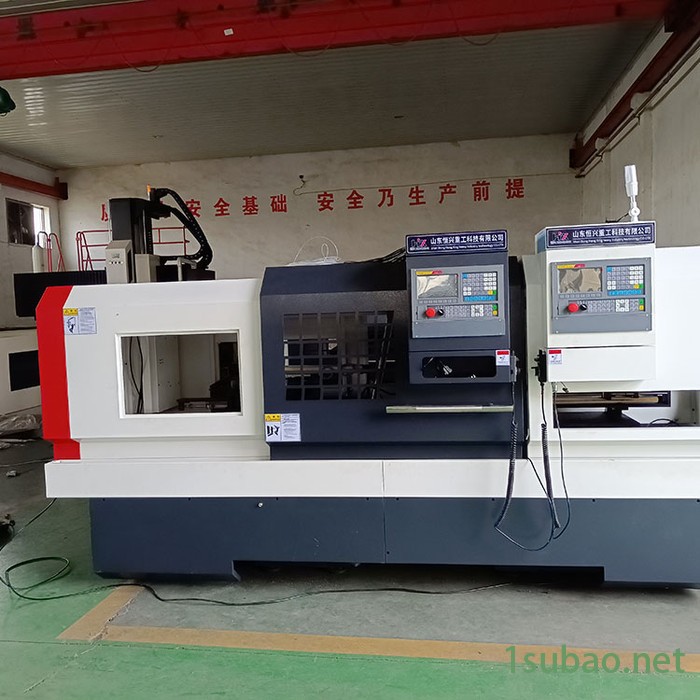 双端面加工机床 卧式双主轴平头倒角机 恒兴 大量出售图4