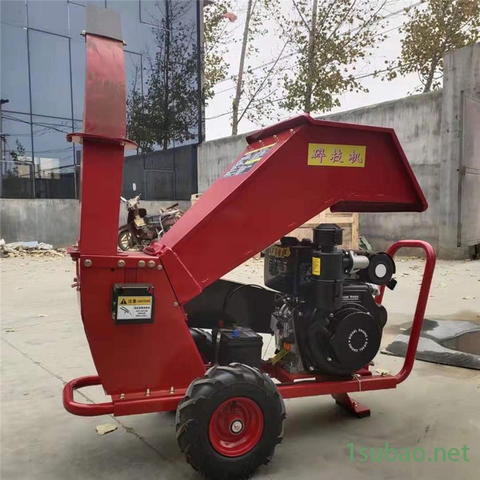 佳硕 汽油碎枝机树枝粉碎机 园林多功能粉碎机  多功能树枝木材粉碎机图1