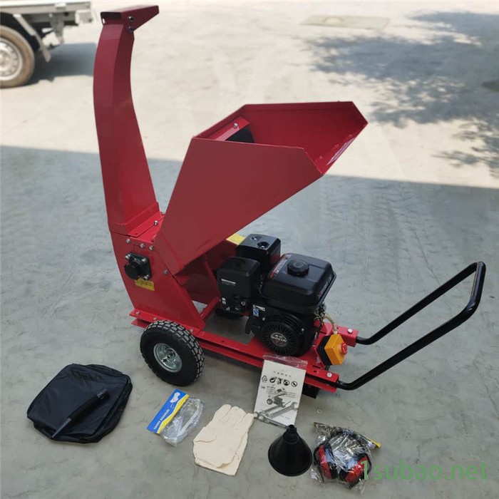 佳硕 汽油碎枝机树枝粉碎机 园林多功能粉碎机  多功能树枝木材粉碎机图4