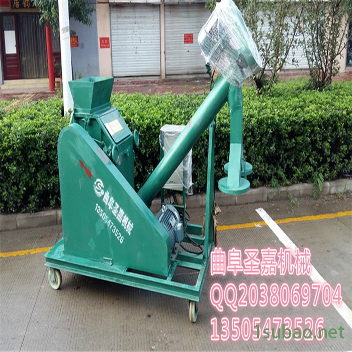 多功能大曲粉碎机报价 圣嘉自动进料粉碎机 粮食粉碎机现货供应图6