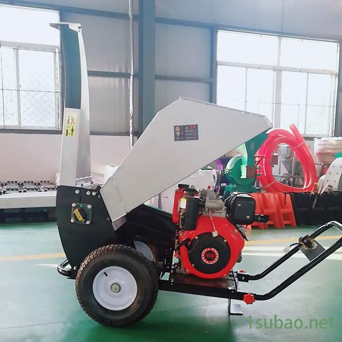 斯诺 多功能树枝粉碎机 树枝粉碎机操作简单  柴油动力打枝碎木机图3