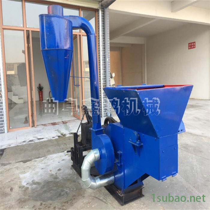 鑫鸿xh-fs-520 养殖场饲料粉碎机鲜草揉丝粉碎机多功能秸秆饲料铡草机图2