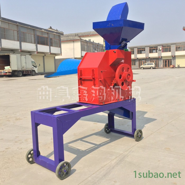 鑫鸿xh-fs-520 养殖场饲料粉碎机鲜草揉丝粉碎机多功能秸秆饲料铡草机图4