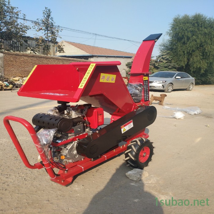 优民 自走式果园树枝粉碎机 树皮粉碎机 多功能树木粉碎机图6