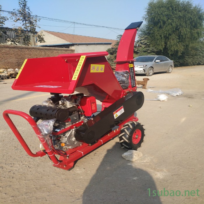 优民 自走式果园树枝粉碎机 树皮粉碎机 多功能树木粉碎机图4