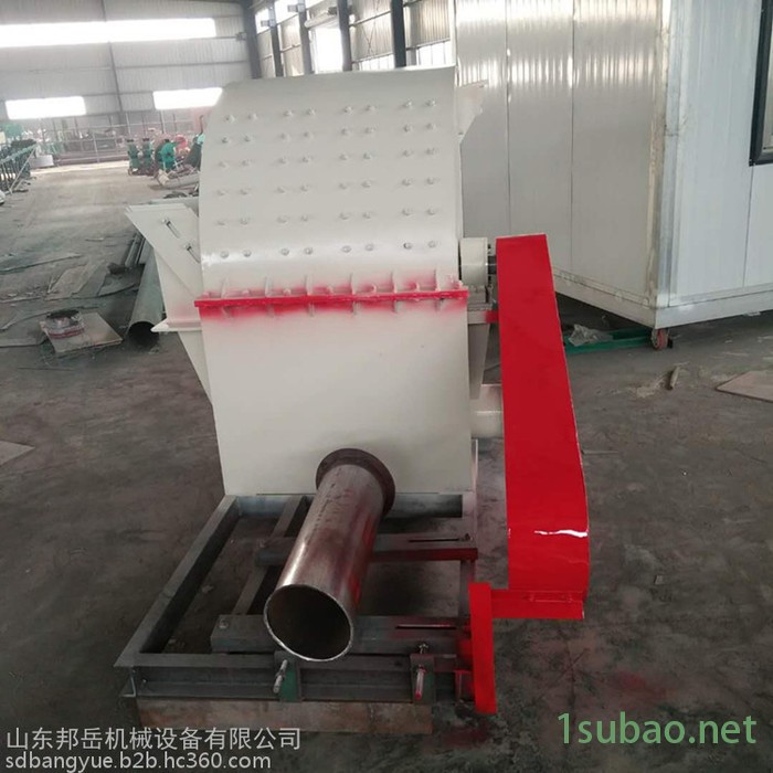 多功能600型树枝粉碎机碎枝机 湿竹子粉碎机 木材破碎机 双进料口木板木条粉碎机图3