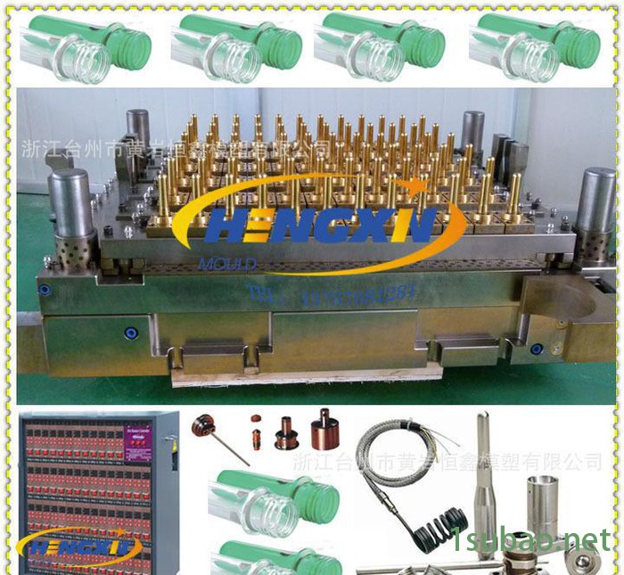 双锁瓶坯模具（注塑模具厂） pet preform mold图2