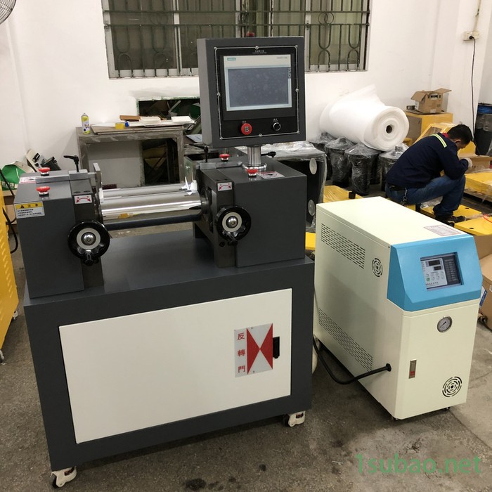 东莞 卓胜**）ZS-401BO 油加热开炼机 小型开炼机双辊机混炼机 炼塑机 研发、配色、打样机 橡胶开练机图3