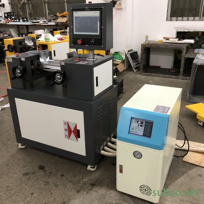 东莞 卓胜**）ZS-401BO 油加热开炼机 小型开炼机双辊机混炼机 炼塑机 研发、配色、打样机 橡胶开练机图2