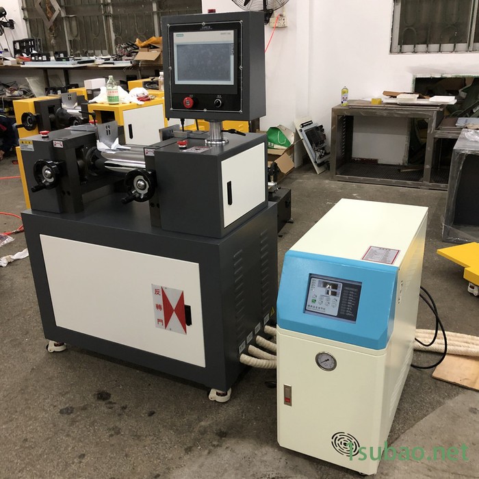 东莞 卓胜**）ZS-401BO 油加热开炼机 小型开炼机双辊机混炼机 炼塑机 研发、配色、打样机 橡胶开练机图4