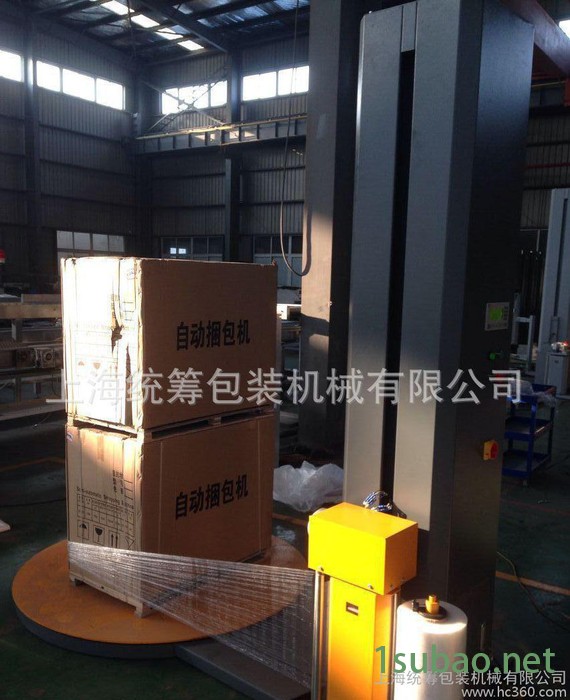 加压式缠膜机 自动压顶式缠绕机 浙江 江苏 苏州缠绕机 裹膜机图2